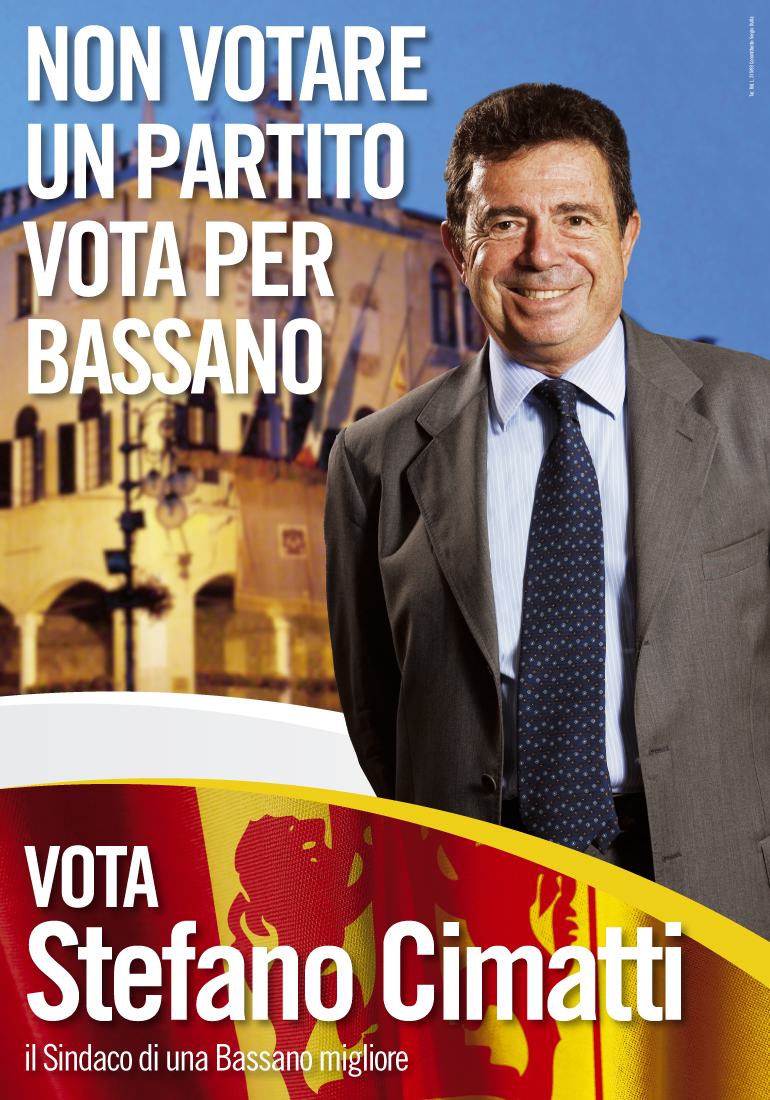 Poster sindaco Cimatti